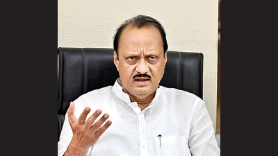 Pawar (in pic) was speaking to reporters after attending the review meeting of NCP workers and functionaries. (HT PHOTO)