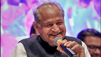 Rajasthan chief minister Ashok Gehlot talks to beneficiaries after launching the 'Indira Gandhi Gas Subsidy Yojana' in Jaipur. (PTI) Rajasthan chief minister Ashok Gehlot talks to beneficiaries after launching the 'Indira Gandhi Gas Subsidy Yojana' in Jaipur. (PTI)