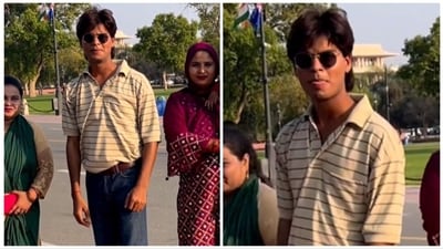 Shah Rukh Khan's lookalike Suraj Kumar has shared a new video of himself.