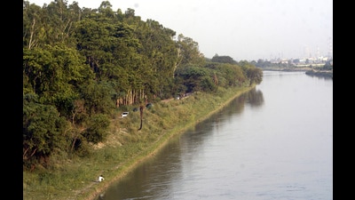 The project entails the construction of a road connecting Muradnagar to Purkaji, near the UP-Uttarakhand border, running alongside the Upper Ganga Canal (UGC). (Sakib Ali/HT Photo) The project entails the construction of a road connecting Muradnagar to Purkaji, near the UP-Uttarakhand border, running alongside the Upper Ganga Canal (UGC). (Sakib Ali/HT Photo)