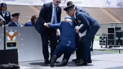 President Joe Biden's recent fall on stage has sparked a heated debate about his fitness to hold office. President Joe Biden's recent fall on stage has sparked a heated debate about his fitness to hold office.