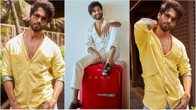 Shahid Kapoor is renowned not just for his exceptional acting abilities, but also for his impeccable fashion sense. The actor, considered a heartthrob, continues to capture hearts with his captivating photoshoots. As he promotes his upcoming movie "Blood Daddy," Shahid's promotional looks are setting the summer fashion scene ablaze, offering a wealth of inspiration to all the gentlemen. (Instagram/@shahidkapoor) Shahid Kapoor is renowned not just for his exceptional acting abilities, but also for his impeccable fashion sense. The actor, considered a heartthrob, continues to capture hearts with his captivating photoshoots. As he promotes his upcoming movie "Blood Daddy," Shahid's promotional looks are setting the summer fashion scene ablaze, offering a wealth of inspiration to all the gentlemen. (Instagram/@shahidkapoor)