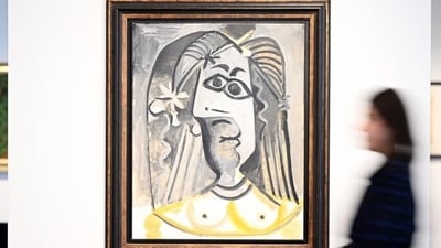 Pablo Picasso's 'Buste de femme' from 1971 (Federico Gambarini/dpa/picture alliance) Pablo Picasso's 'Buste de femme' from 1971 (Federico Gambarini/dpa/picture alliance)