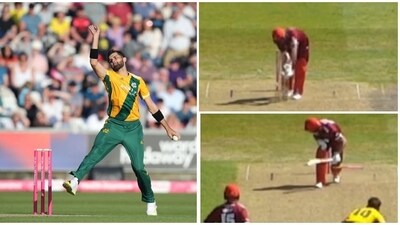 Shaheen Afridi leaves Jos Buttler clueless with inch perfect yorker in T20 Blast 2023 Shaheen Afridi leaves Jos Buttler clueless with inch perfect yorker in T20 Blast 2023