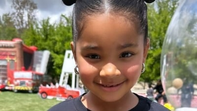 Khloe Kardashian's daughter True Thompson. Khloe Kardashian's daughter True Thompson.