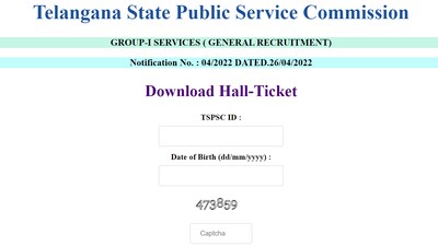 TSPSC Group 1 Hall Ticket 2023 released at tspsc.gov.in, download link here