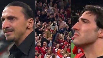 Zlatan Ibrahimovic received an emotional farewell. Zlatan Ibrahimovic received an emotional farewell.