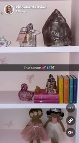 Picture of True's room shared by Khloe Kardashian. (Instagram) Picture of True's room shared by Khloe Kardashian. (Instagram)