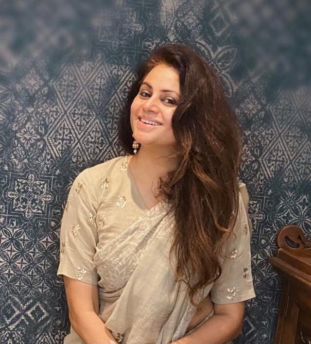 Fashion designer Anju Narain sporting a sustainable wear Fashion designer Anju Narain sporting a sustainable wear