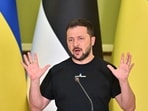 Ukrainian President Volodymyr Zelensky. Ukrainian President Volodymyr Zelensky.