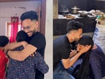 Mom and son reunite after 1.5 years. Mom and son reunite after 1.5 years.