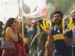 Sara Ali Khan and Vicky Kaushal in a still from Zara Hatke Zara Bachke. Sara Ali Khan and Vicky Kaushal in a still from Zara Hatke Zara Bachke.
