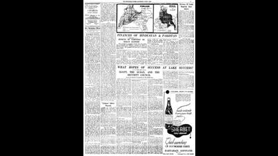 HT This Day: June 7, 1947 -- Finances of Hindustan & Pakistan HT This Day: June 7, 1947 -- Finances of Hindustan & Pakistan