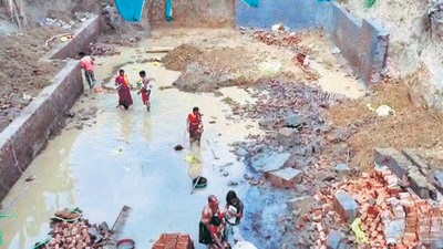 Three labourers killed in Virar after compound wall caves in Three labourers killed in Virar after compound wall caves in