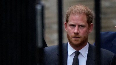 Britain's Prince Harry at the Royal Courts Of Justice in London (AP) Britain's Prince Harry at the Royal Courts Of Justice in London (AP)