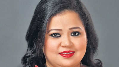 Comedian Bharti Singh with husband, Harsh Limbachiyaa