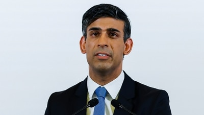 British Prime Minister Rishi Sunak. (AP)