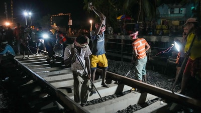 October 2005: At least 77 people were killed when several coaches of a passenger train derailed near the town of Valigonda in Andhra Pradesh. (PTI (Representative Image)) October 2005: At least 77 people were killed when several coaches of a passenger train derailed near the town of Valigonda in Andhra Pradesh. (PTI (Representative Image))