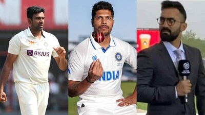 Ashwin; Umesh Yadav; Dinesh Karthik Ashwin; Umesh Yadav; Dinesh Karthik