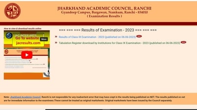 JAC 9th result 2023 released at jacresults.com, know how to check