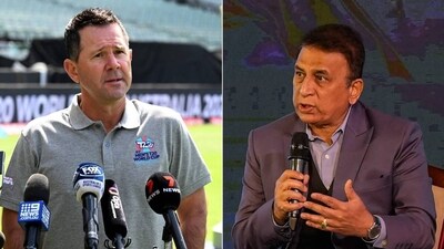 Ricky Ponting; Sunil Gavaskar Ricky Ponting; Sunil Gavaskar