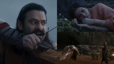 Adipurush trailer: Prabhas, Kriti Sanon and Saif Ali Khan look impressive. Adipurush trailer: Prabhas, Kriti Sanon and Saif Ali Khan look impressive.