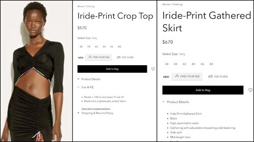 The price of the outfit Priyanka Chopra wore to Beyoncé's London concert. (pucci.com)