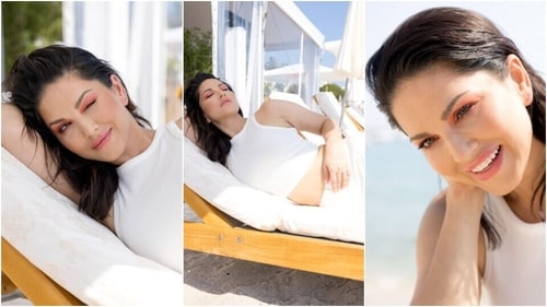 Sunny Leone poses for a photoshoot in Cannes. (Instagram) Sunny Leone poses for a photoshoot in Cannes. (Instagram)