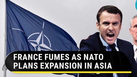 FRANCE FUMES AS NATO PLANS EXPANSION IN ASIA