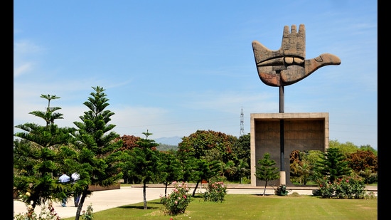 Besides Rajendra Park, the department of urban planning will also look for more space in Chandigarh and its periphery, for constructing helipads. (HT File)