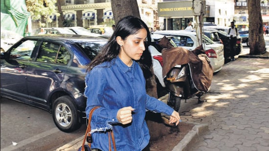 Mumbai, India - March 11, 2020: Roshini Kapoor daughter of Yes Bank founder Rana Kapoor outside Enforcement Directorate office, in Mumbai, India, on Wednesday 11 Mar, 2020.