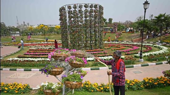 Of the 35, 890,997 plants to be planted, 9.5 million plants will be put up in the Capital city, 8.8 million in Haryana’s NCR districts, 15.2 million in UP’s and 2.3 million in Rajasthan’s NCR districts, according to the action plan released on Tuesday. (AFP)