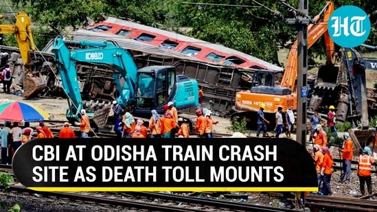 CBI team inspects Odisha train crash site, 278 dead; BJP alleges TMC conspiracy