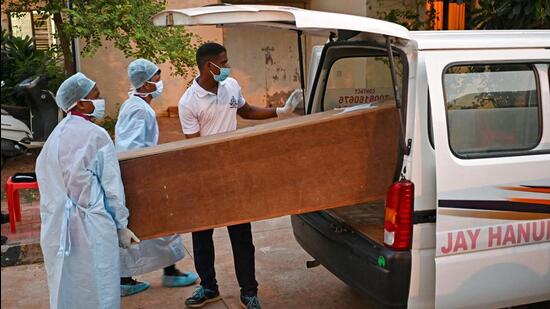 The bodies of 13 victims from Bihar have been handed over to their family members so far. (AFP)