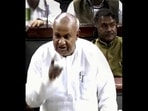 Former prime minister and JD-S chief HD Devegowda. Former prime minister and JD-S chief HD Devegowda.