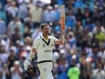 Cricket - ICC World Test Championship Final - Australia v India - The Oval, London, Britain - June 7, 2023 Australia's Travis Head celebrates reaching his century Action Images via Reuters/Paul Childs