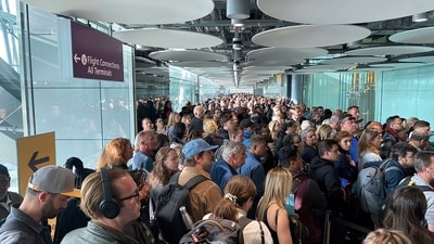 The action will affect Terminals 3 and 5 as well as campus security. (Ivan Coninx via AP) (AP)