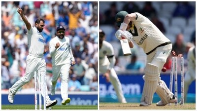 Mohammed Shami bamboozled Marnus Labuschagne in WTC final (AP-ICC Twitter) Mohammed Shami bamboozled Marnus Labuschagne in WTC final (AP-ICC Twitter)