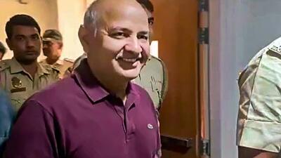 Former Delhi deputy chief minister Manish Sisodia. (PTI)