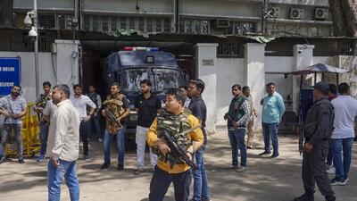 Security personnel outside Patiala House Court, where four accused in Tillu Tajpuria murder case recorded their statements. (PTI photo) Security personnel outside Patiala House Court, where four accused in Tillu Tajpuria murder case recorded their statements. (PTI photo)