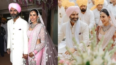 Sonnalli Seygall and Ashesh L Sajnani got married in Mumbai. Sonnalli Seygall and Ashesh L Sajnani got married in Mumbai.