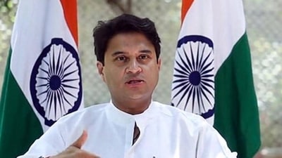Union minister Jyotiraditya Scindia. (ANI) Union minister Jyotiraditya Scindia. (ANI)