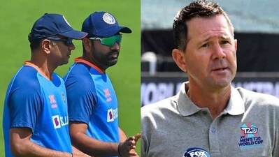 Ricky Ponting did not agree with Rahul Dravid and Rohit Sharma's decision to drop Ashwin Ricky Ponting did not agree with Rahul Dravid and Rohit Sharma's decision to drop Ashwin