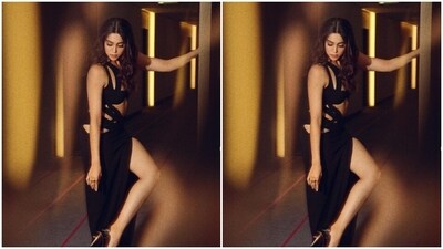 Sharvari's fashion diaries are getting better by the day. A few days back, the actor shared a slew of pictures of herself decked up in a black cut-out gown. (Instagram/@sharvari) Sharvari's fashion diaries are getting better by the day. A few days back, the actor shared a slew of pictures of herself decked up in a black cut-out gown. (Instagram/@sharvari)