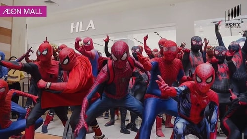 A total of 685 people showed up in Spider-Man costumes at AEON Mall in Malaysia. (Facebook/AEON MALL) A total of 685 people showed up in Spider-Man costumes at AEON Mall in Malaysia. (Facebook/AEON MALL)