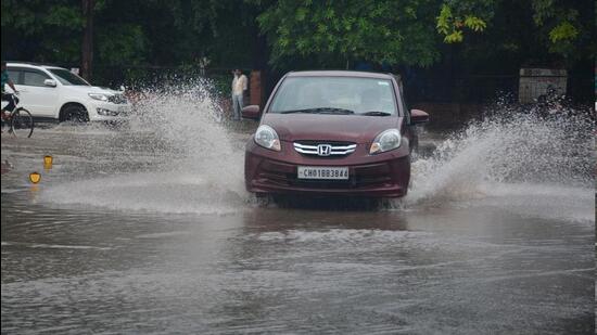 Panchkula will set up a rapid task force to check water logging in the city during monsoons. (HT File)