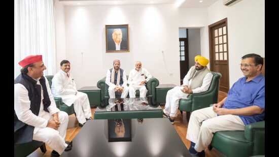 The SP chief’s decision came after a nearly 40-minute meeting with Kejriwal, in Lucknow on Wednesday (Sourced)