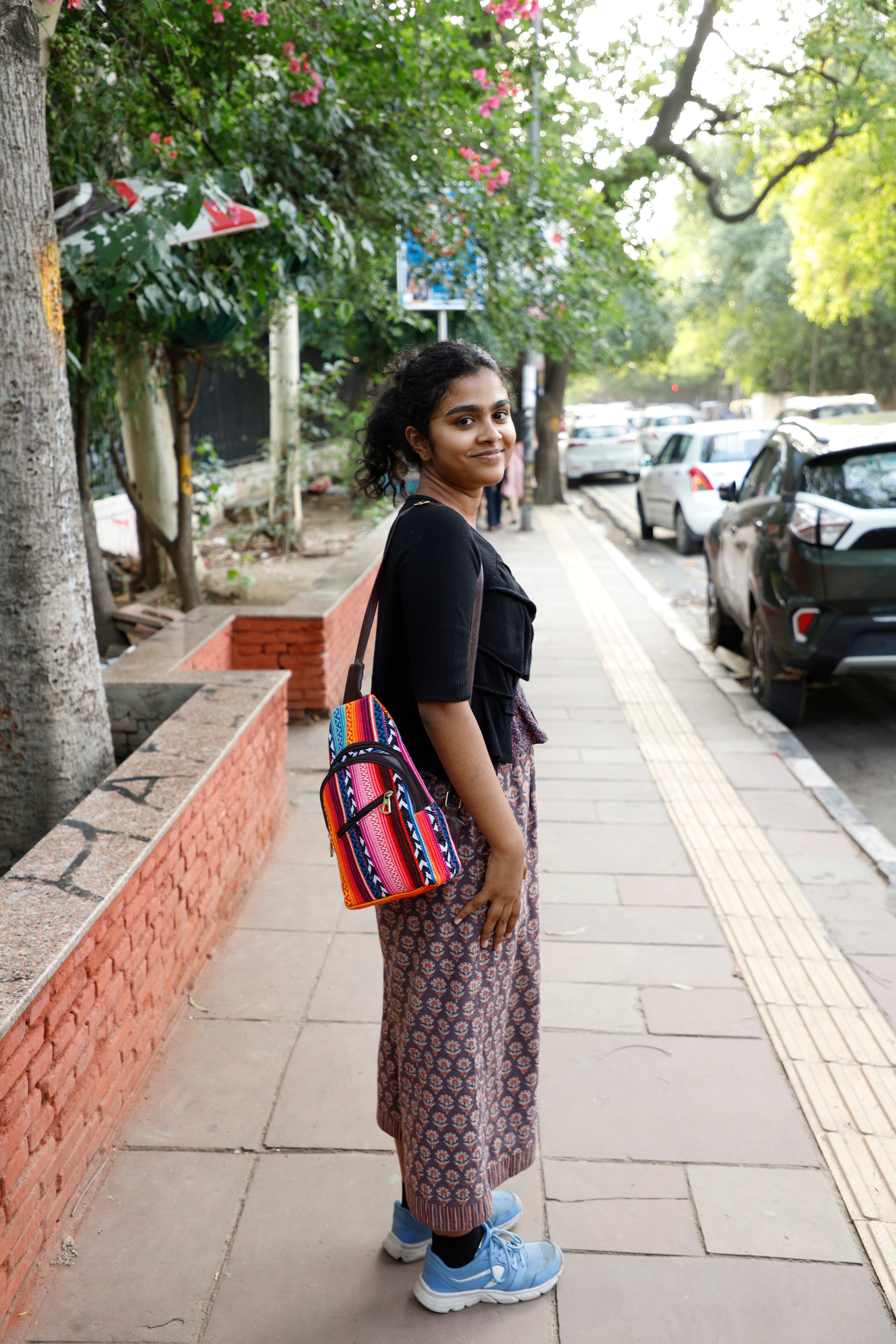 Tara Abraham, a first-year student of Lady Shri Ram College for Women. Tara Abraham, a first-year student of Lady Shri Ram College for Women.