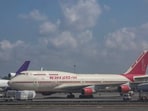 Air India flight for stranded passengers lands at Magadan Airport in Russia