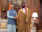 Prime Minister Narendra Modi and Saudi Crown Prince Mohammed bin Salman Prime Minister Narendra Modi and Saudi Crown Prince Mohammed bin Salman